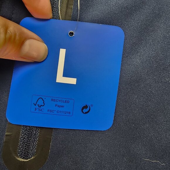 Mondetta Jacket Mens Large Navy Blue Full-Zip Polyester Hoodie *NWT* - Picture 3 of 11